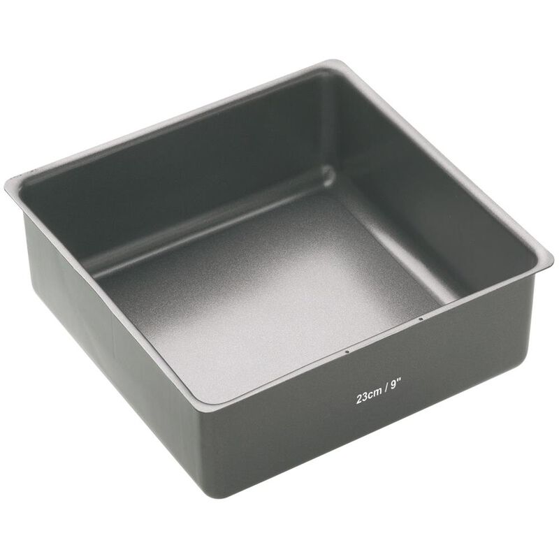 Bakemaster Loose Base Square Deep Cake Pan 23x23x7cm image number 0